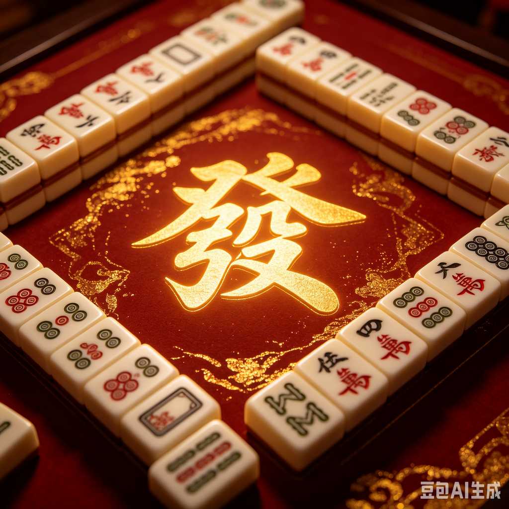 modern text mahjong tiles